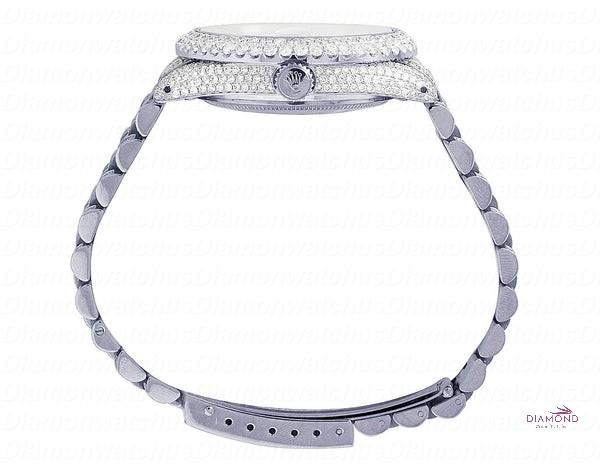 Custom Rolex Datejust Fully Iced Out VVS1 Diamond Men Watch - diamondwatch